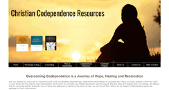 Desktop Screenshot of christiancodependence.com