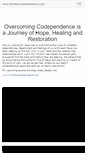 Mobile Screenshot of christiancodependence.com